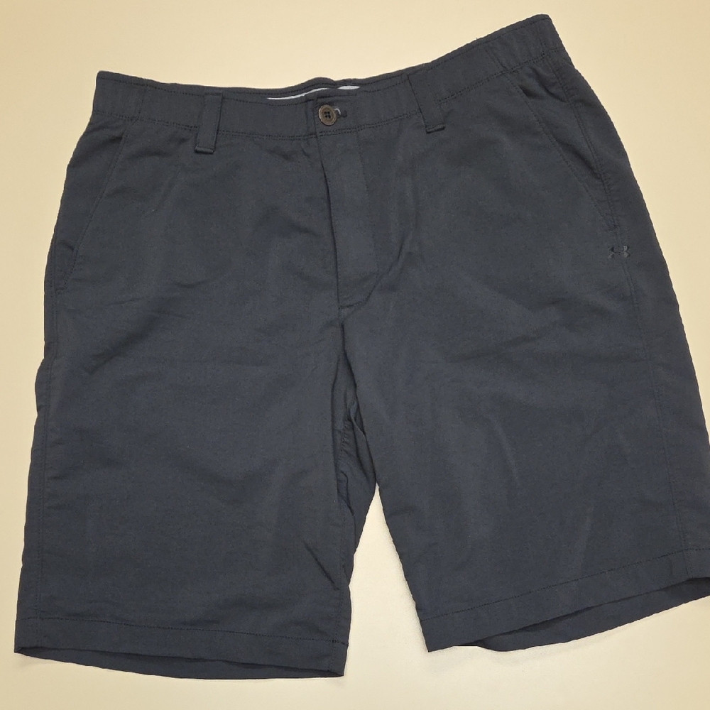 Under Armour Black Flat Golf Shorts